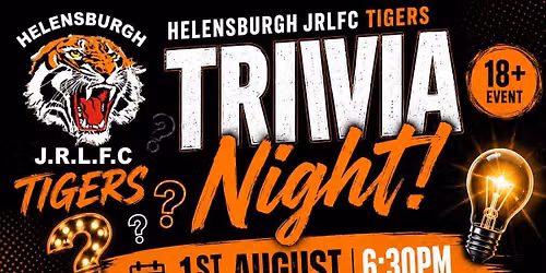 Helensburgh JRLFC Trivia Night
