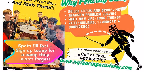Fencing Camp!