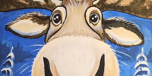 "Moonlit Moose" Painting Class