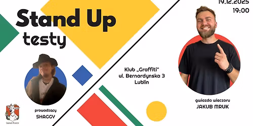 Stand-up Testy Gwiazd - 19 Grudnia godzina 19