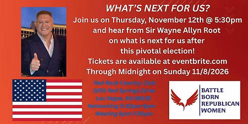 WHAT\u2019S NEXT FOR US with Sir Wayne Allyn Root