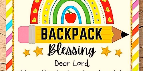 Backpack Blessings