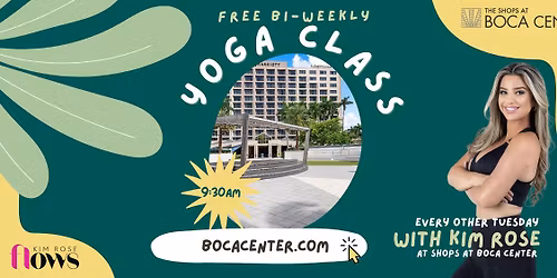 Free Yoga Class at Boca Center