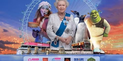 London Eye + Sea Life London + Shrek's Adventure - 3 Way Multi Attraction Passes