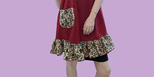 Holiday Ruffle Apron