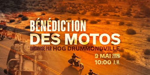 B\u00e9n\u00e9diction des motos organis\u00e9 par le Chapitre H.O.G. Drummondville