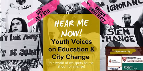 Hear Me Now! Youth Voices on Education & City Change