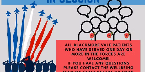 Blackmore Vale Military Veterans Support Group and Drop In Session
