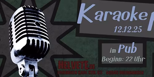 Karaoke Nacht - Rock & Metal Karaoke - Weihnachtsedition