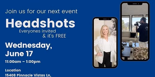Free Headshot Event