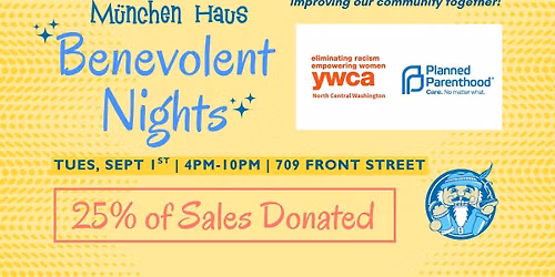 Benevolent Night: YWCA North Central WA & Planned Parenthood