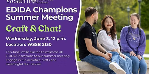 EDIDA Champions Craft & Chat