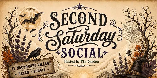 Second Saturday Social at The Garden in Helen Georgia