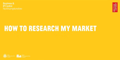 How to research my market workshop