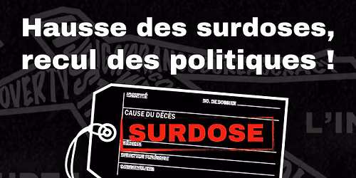 Journ\u00e9e d'action contre les surdoses