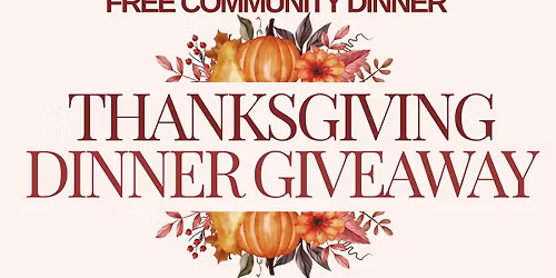 Thanksgiving Dinner Giveaway