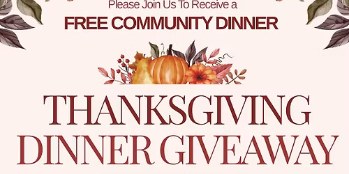 Thanksgiving Dinner Giveaway