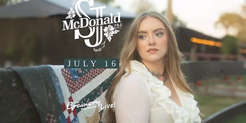 SJ McDonald - The Grainery Live! Nashville Night!