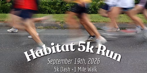 Inaugural Sussex County Habitat 5k Run