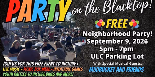 United's Annual *FREE* Party on the Blacktop