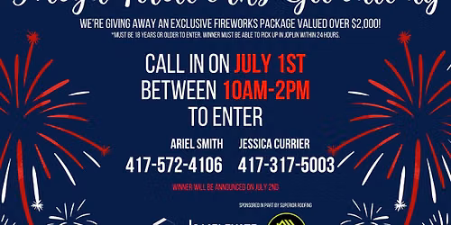 Mega Fireworks Giveaway with Ariel Smith Real Estate \ud83c\udf86