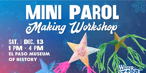 Mini Parol Making Workshop