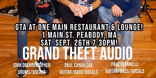 GTA's Debut at One Main Restaurant & Lounge! 
