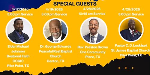 Pastor Aid and Anniversary Celebration