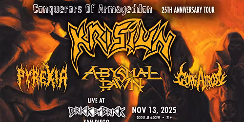 Krisiun with special guests