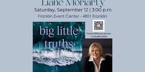 Special Author Event - Liane Moriarty