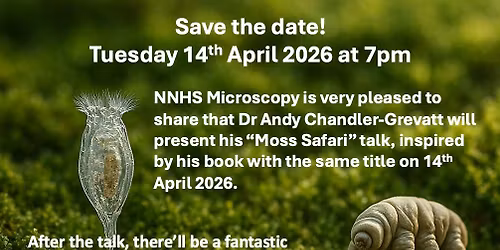 Moss Safari talk by Dr Andy Chandler-Grevatt & follow up practical hands-on session afterwards