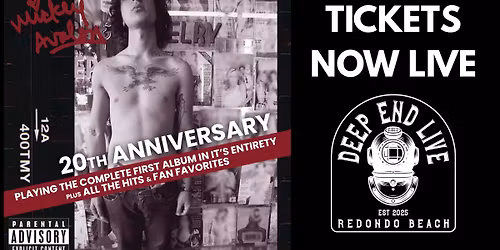 Mickey Avalon 20th Anniversary Tour