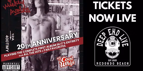 Mickey Avalon 20th Anniversary Tour