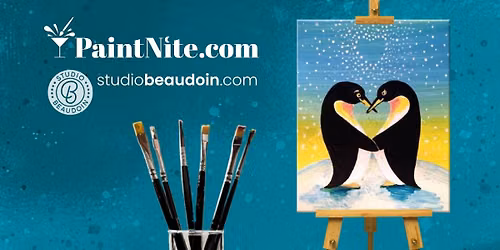 Paint Nite: Penguins in Love