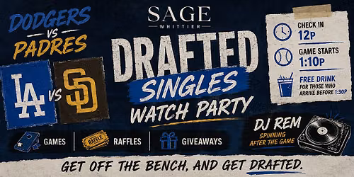 Drafted Watch Party: Dodgers v Padres