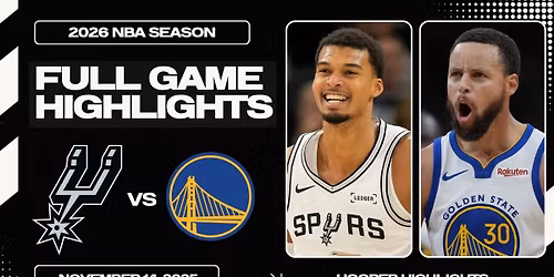 Golden State Warriors vs. San Antonio Spurs
