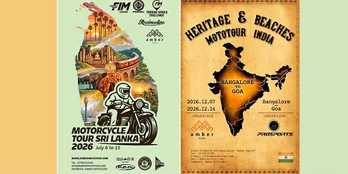 Heritage and Beaches Mototour India 2026