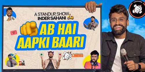 Punchliners Comedy Show ft Inder Sahani in Gurgaon