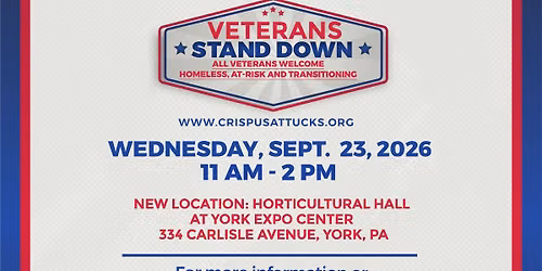 Crispus Attucks York 4th Annual Veterans Stand Down Event