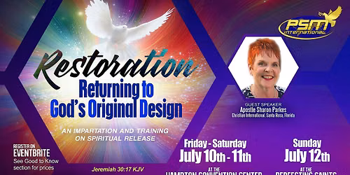 Restoration: Returning to God's Original Design
