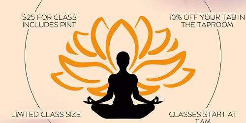Yoga and A Pint