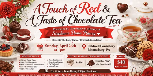 A Touch of Red & A Taste of Chocolate Tea