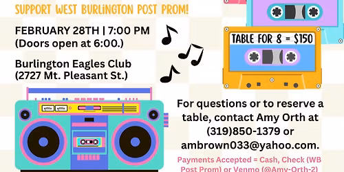 WB Post Prom Music Trivia!