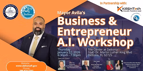 Mayor Avila\u2019s Business and Entrepreneur A I Workshop