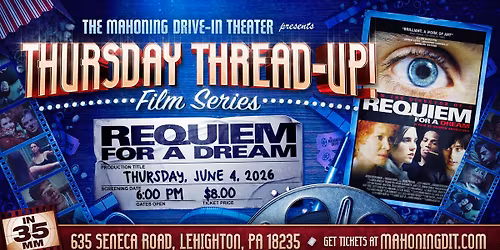Thursday Thread-Up: REQUIEM FOR A DREAM (on 35mm)