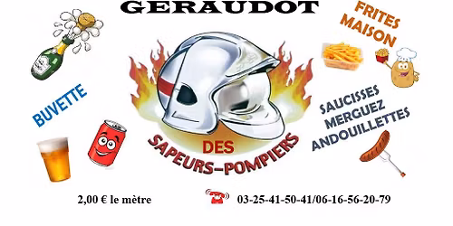 vide grenier des Sapeurs Pompiers de G\u00e9raudot 