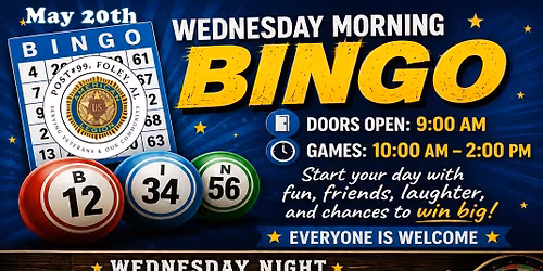 Bingo, Burgers & Karaoke @ American Legion Post 99, Foley, AL
