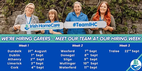 Irish HomeCare Hiring Event - Waterford