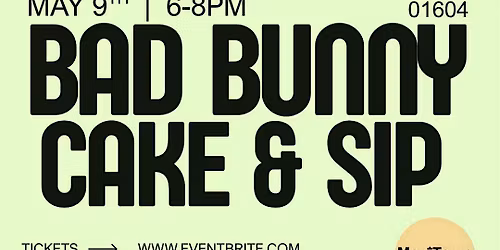 Bad Bunny cake and sip