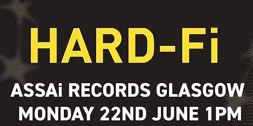 Hard-Fi 'Sweating Someone Else's Fever' Instore Performance & Signing